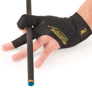 Predator Second Skin Black/Gold Billiard Glove 30th Anniversary
