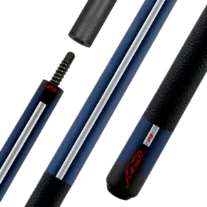 Predator P3 Painted Blue Pool Cue - Leather Luxe Wrap - Radial - Main View